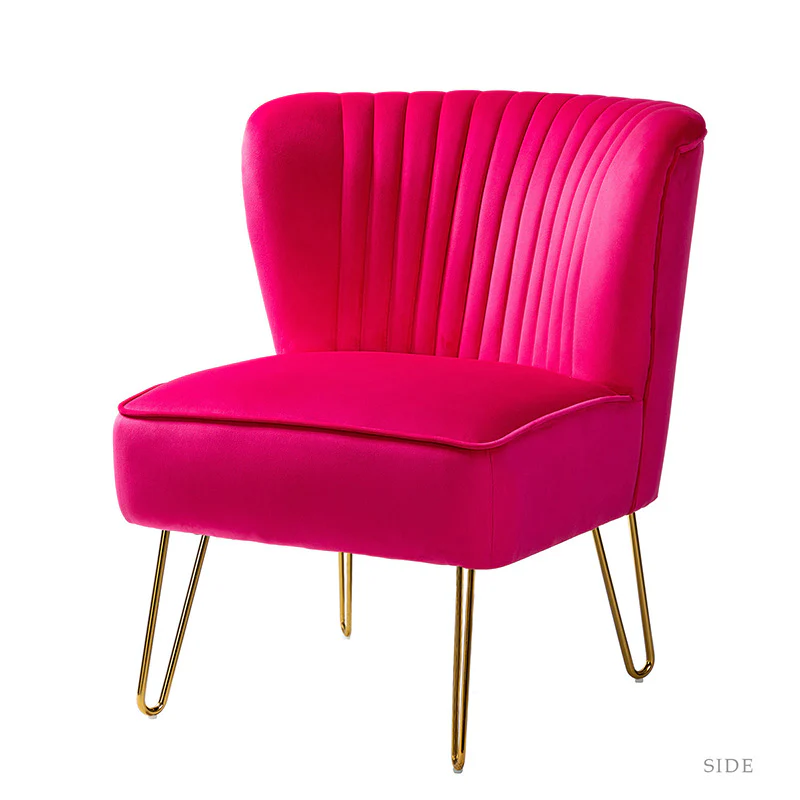 Ainhoa Velvet Tufted Back Side Chair