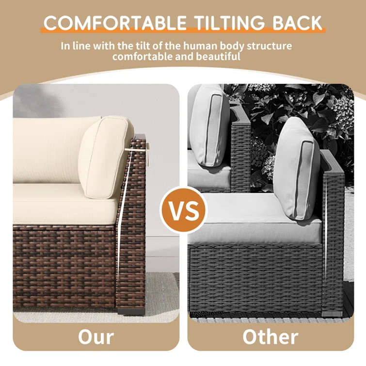 Bhairavi Outdoor Seating Group with Cushions