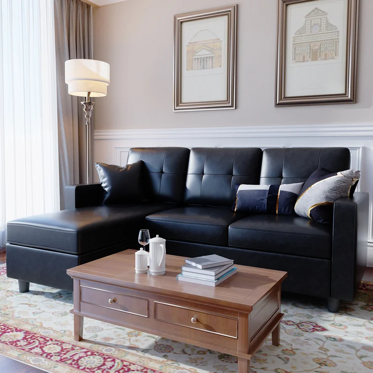 Campbelltown 2 - Piece Faux Leather Sectional
