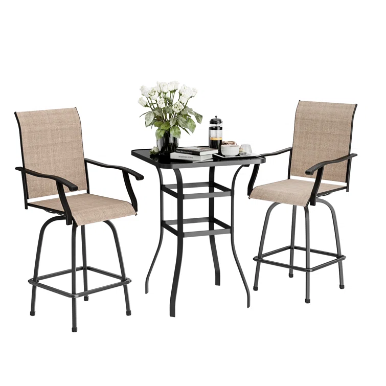 Deert 2 - Person Square Outdoor Dining Set