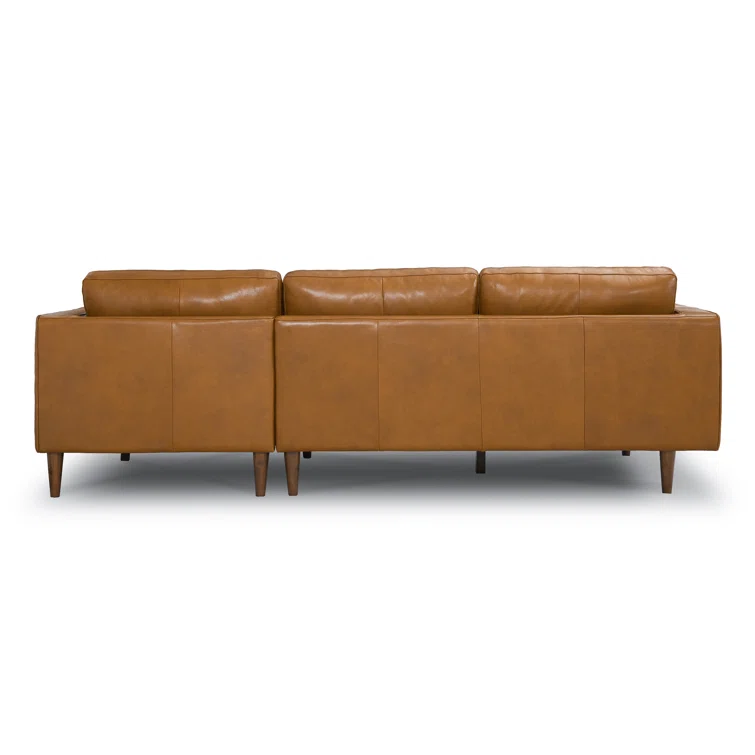 Tellson 2 - Piece Leather Sectional