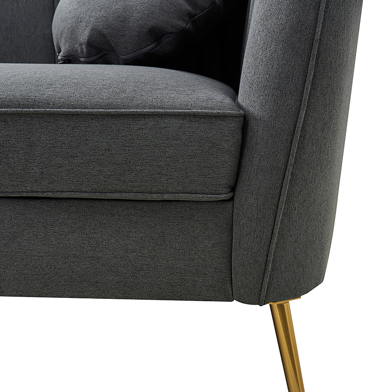 Emilio Contemporary Tufted Back Elegant and Comfortable Loveseat