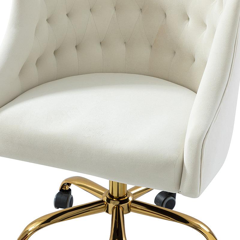 Penelope Velvet Tufted Office Chair