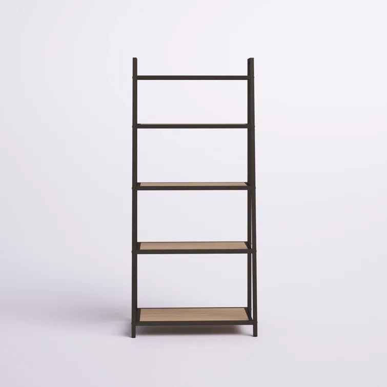 5-Tier Leaning Bamboo Rack
