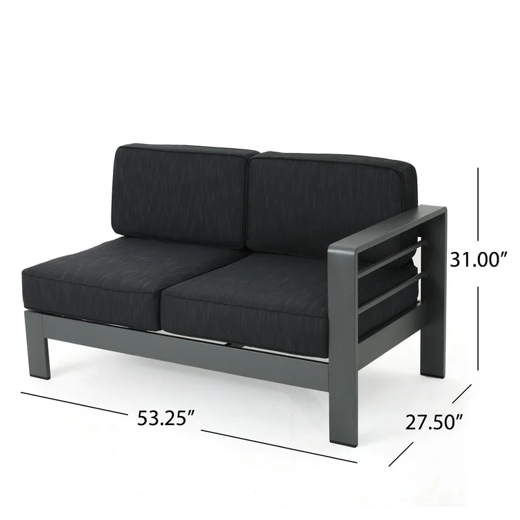 Caggiano 6 - Person Outdoor Seating Group with Cushions