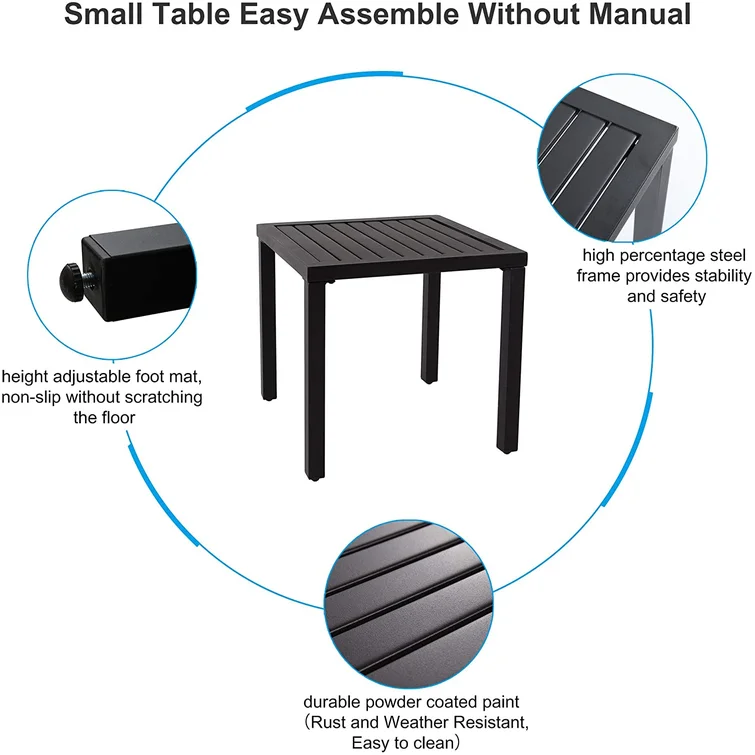 Argyri 2 - Person Square Outdoor Dining Set