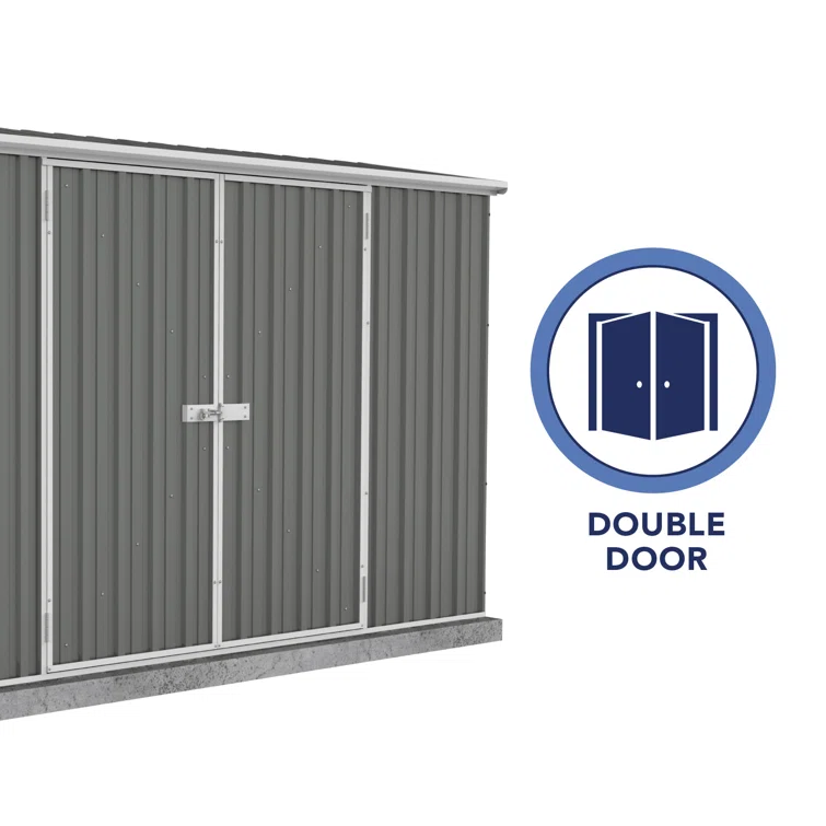 Premier Metal 10 ft. W x 5 ft. D Metal Storage Shed