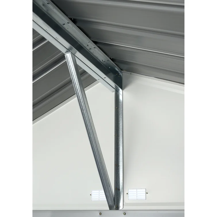 EZEE 10 ft. W x 8 ft. D Metal Storage Shed