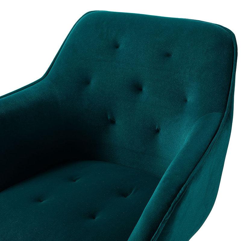 Jovida Velvet Tufted Office Chair