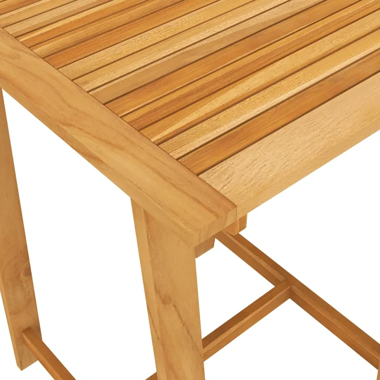 Patio Bar Table and Stools Set with Cushions