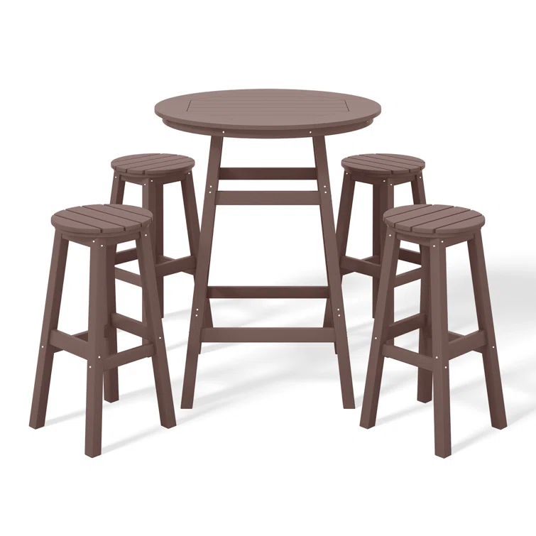 Jabus 5-Piece Round Bar Set