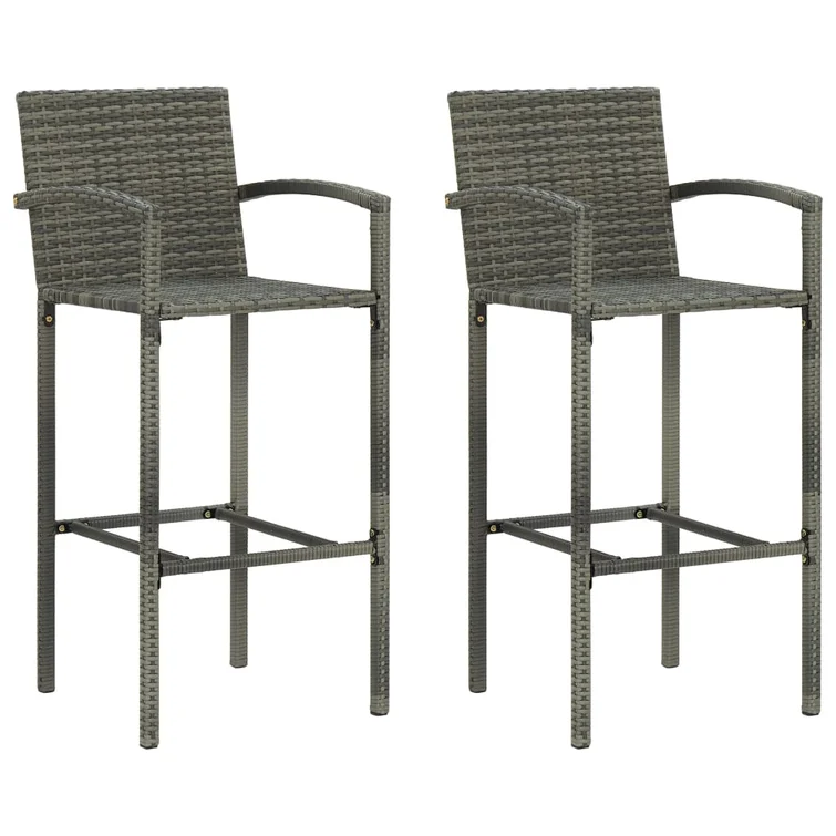 Patio Bar Set Bar Table and Stools Patio Furniture Set Conversation Set