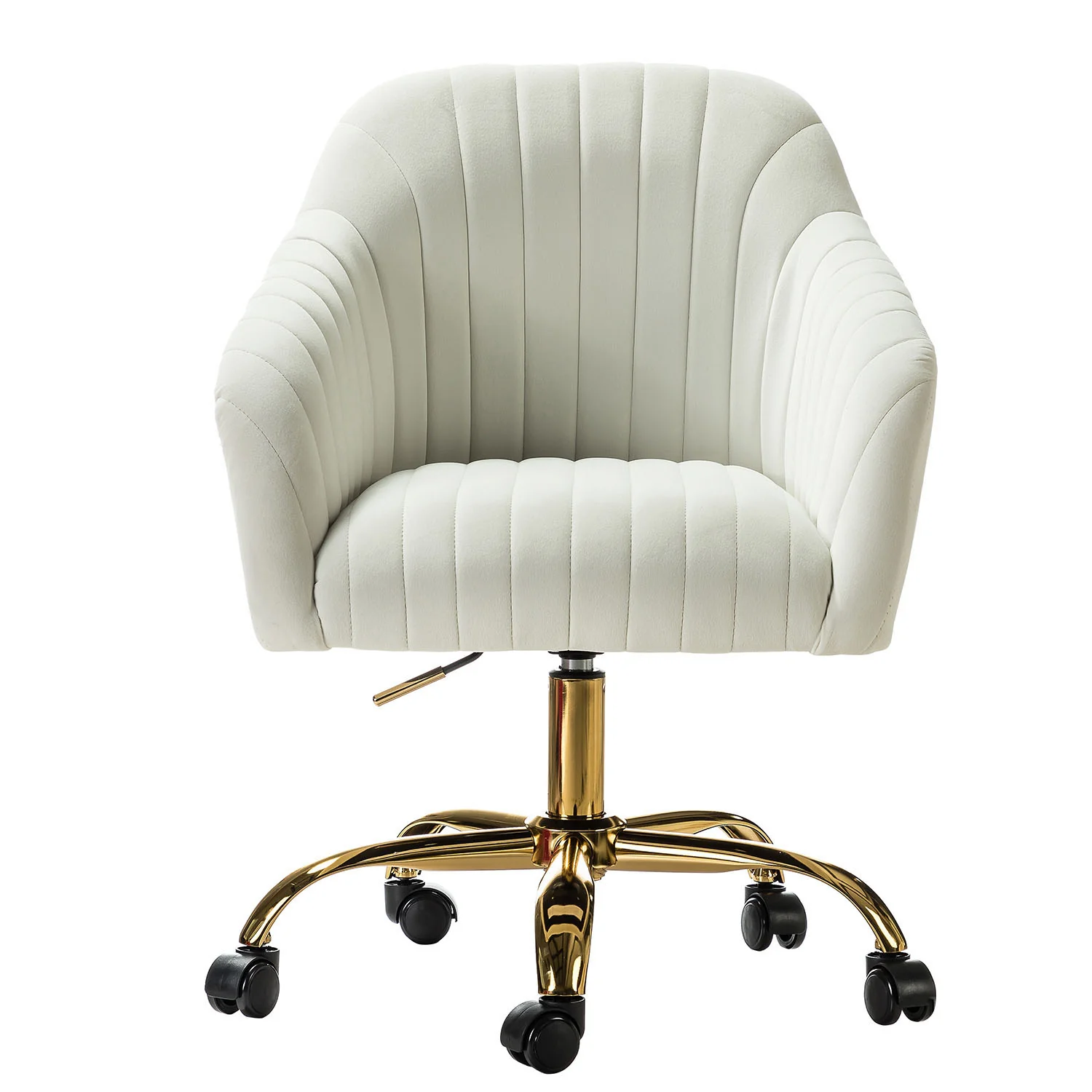 Bright Velvet Office Chair