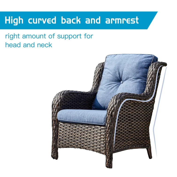Carolina 7 - Person Outdoor Seating Group with Cushions