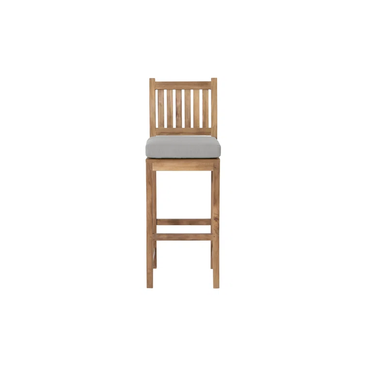 Huntington 4 - Person Round Teak Outdoor Dining Set with Cushions