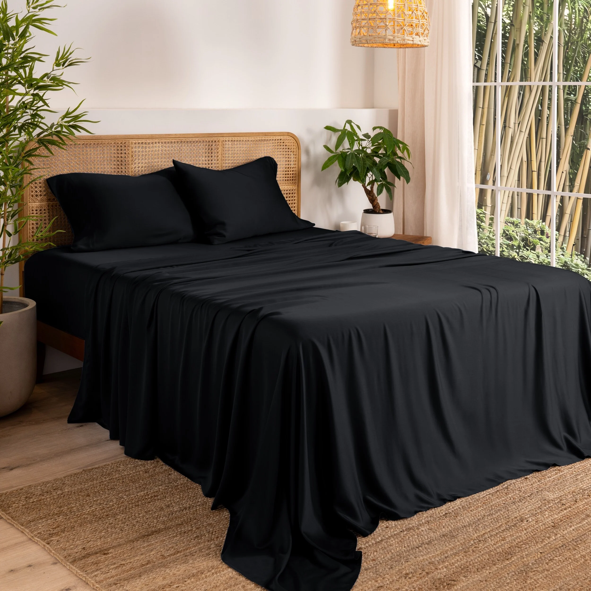 Bare Home Rayon from Bamboo Sheet Set - Deep Pocket - Breathable