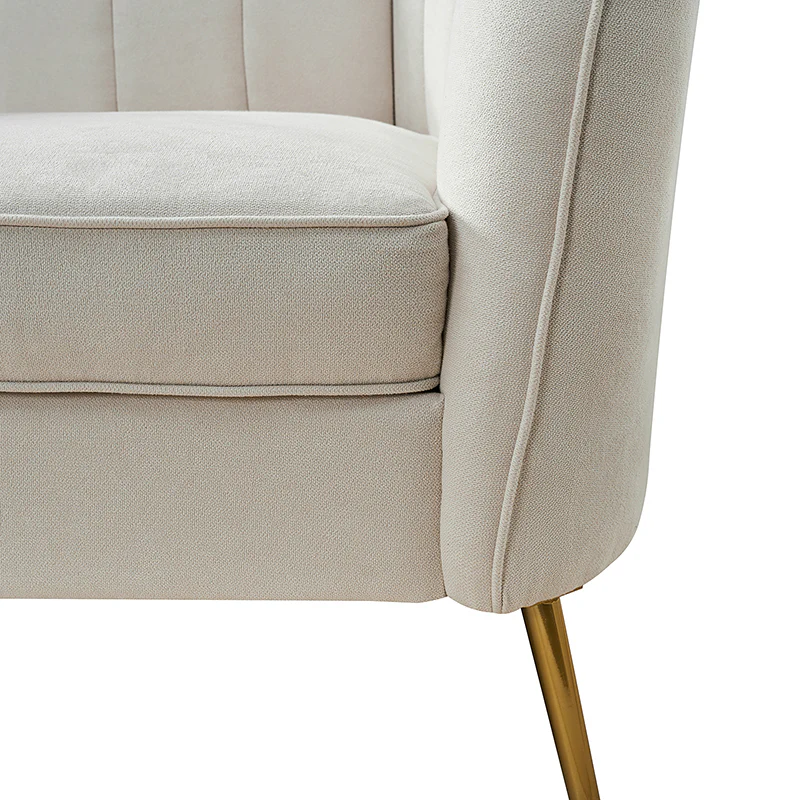 Emilio Contemporary Tufted Back Elegant and Comfortable Loveseat