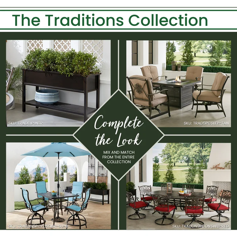 Mikenzie 4 - Person Square Outdoor Dining Set with Cushions