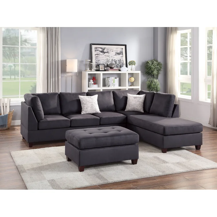 3 - Piece Upholstered Sectional