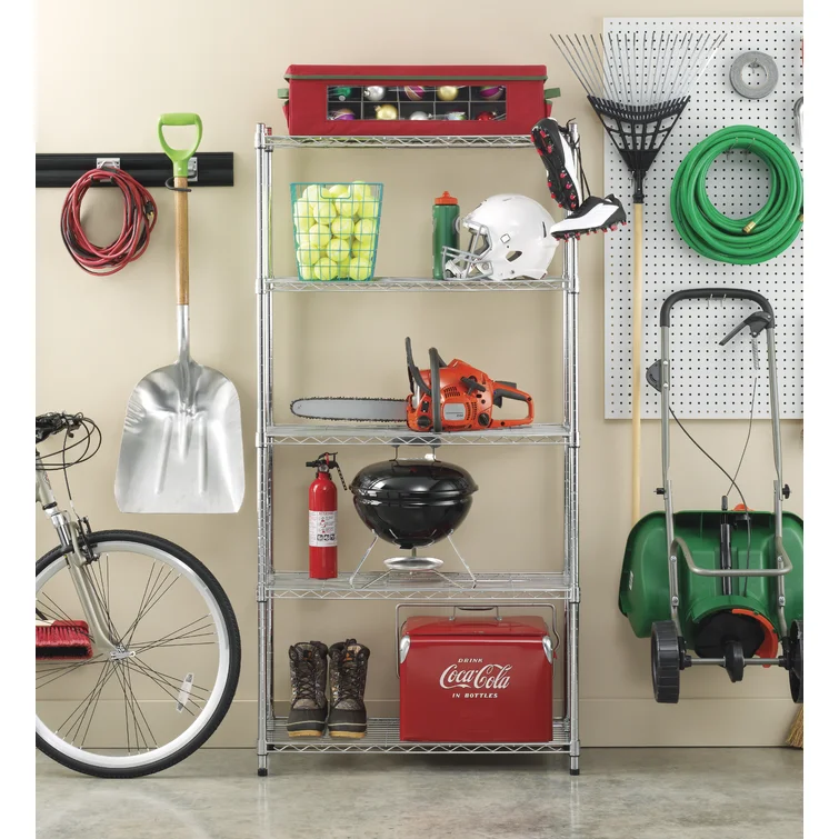 Medlin 36'' W Metal Height -Adjustable Shelving Unit