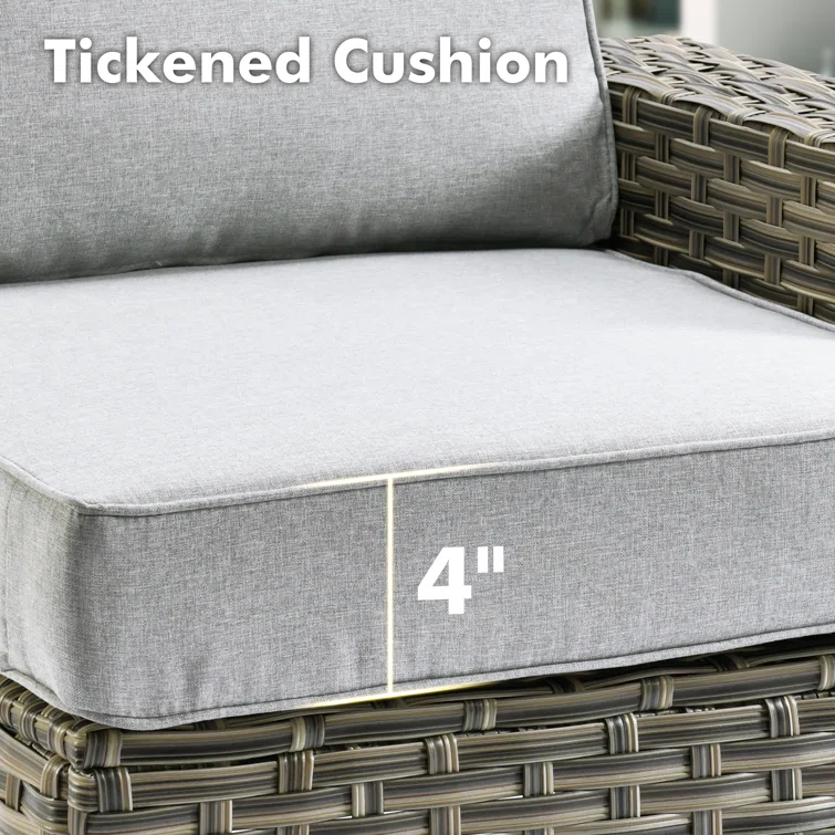 Harbin 6 - Person Outdoor Seating Group With Cushions