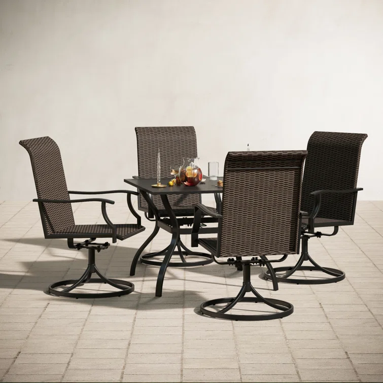 Alyah 4 - Person Square Outdoor Dining Set