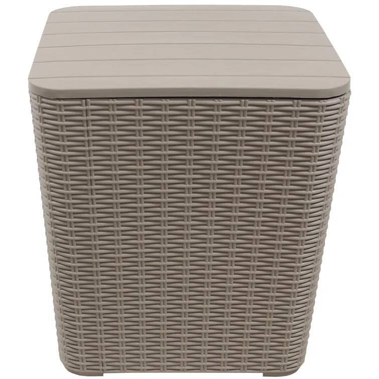 Ebern Designs 15.25'' W 11.5 Gallons Water Resistant Deck Box