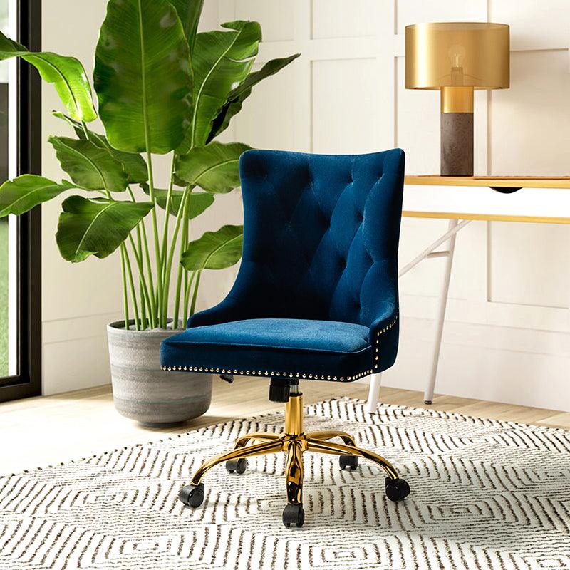 Adega Velvet Adjustable Office Chair