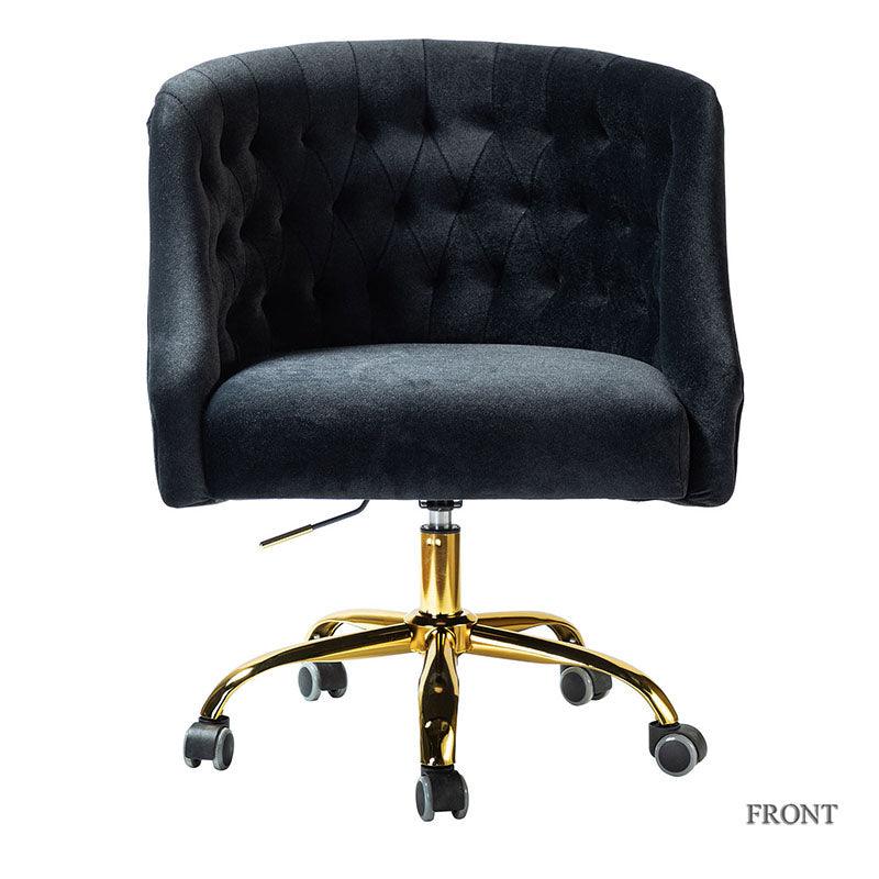 Penelope Velvet Tufted Office Chair