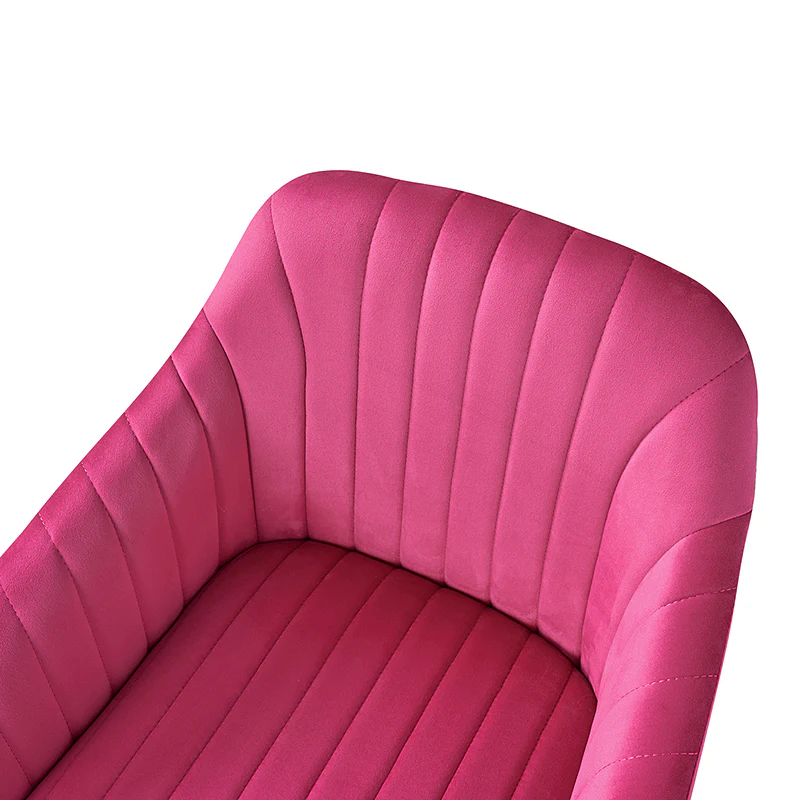 Theo Modern Velvet Task Chair with Tufted Back