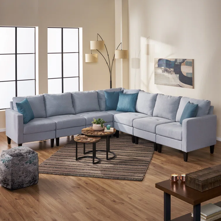 Swick 7 - Piece Upholstered Sectional