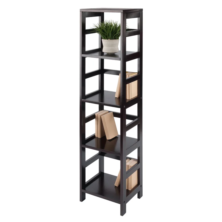 Eleia 13.39'' W Solid + Manufactured Wood Shelving Unit
