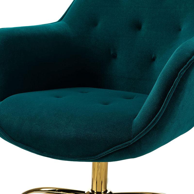 Jovida Velvet Tufted Office Chair