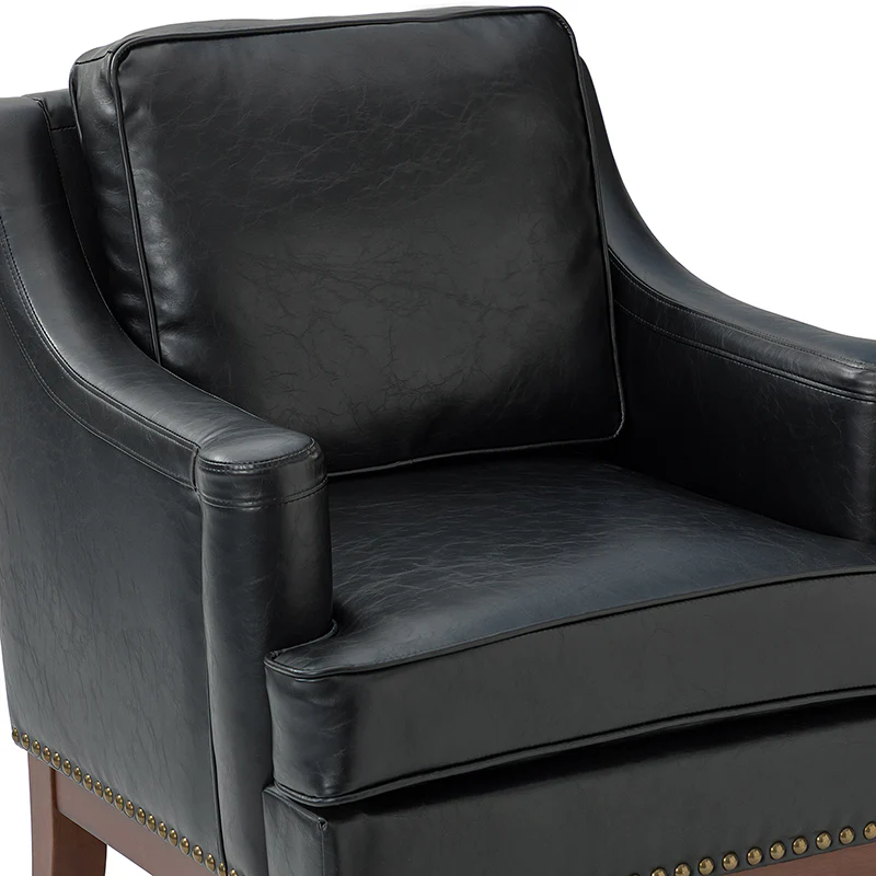 Christoph Vegan Leather Armchair