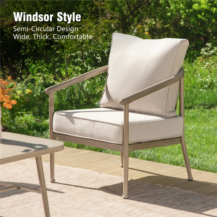 Tico 5 - Person Outdoor Seating Group with Cushions