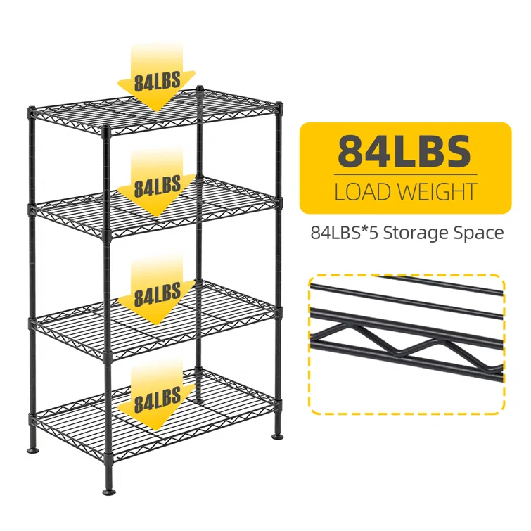 Neely 19.69'' W Steel Shelving Unit