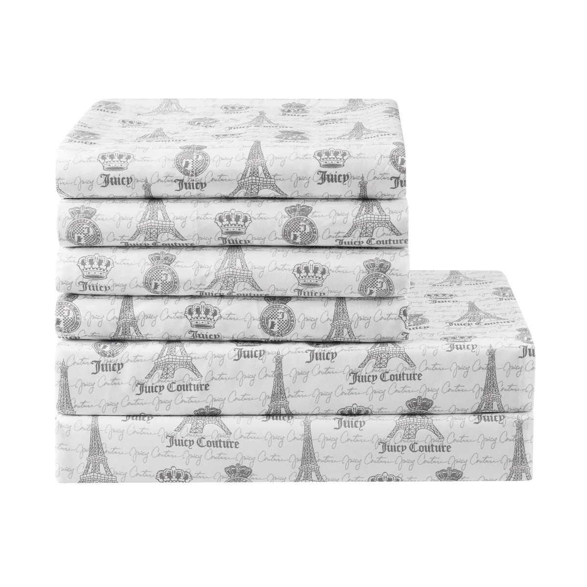 Juicy Couture Juicy In Paris Microfiber Sheet and pillowcase Sets
