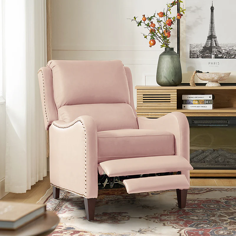 Deliat Genuine Leather Rocker Recliner