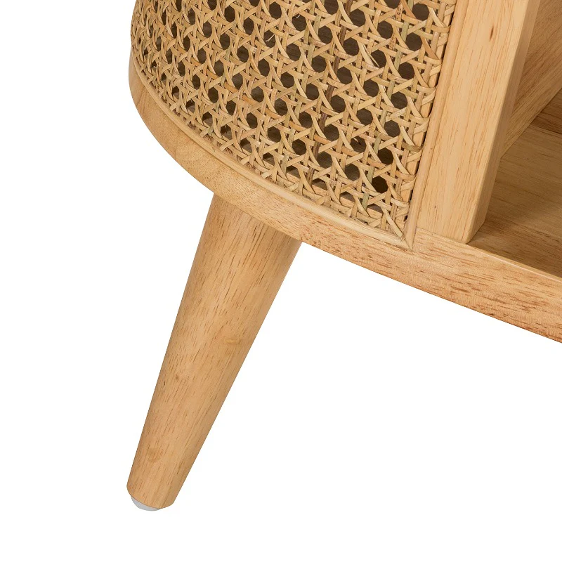 Myrna Cane Storage Bench