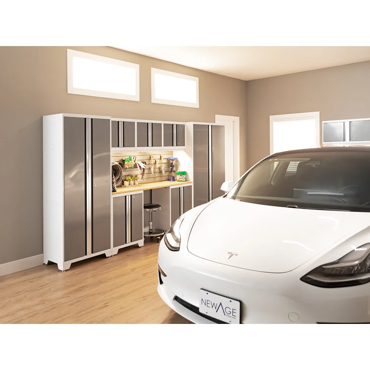 Bold Series 9 Piece 76.75'' H x 132'' W x 18'' D Garage Storage Cabinet Set