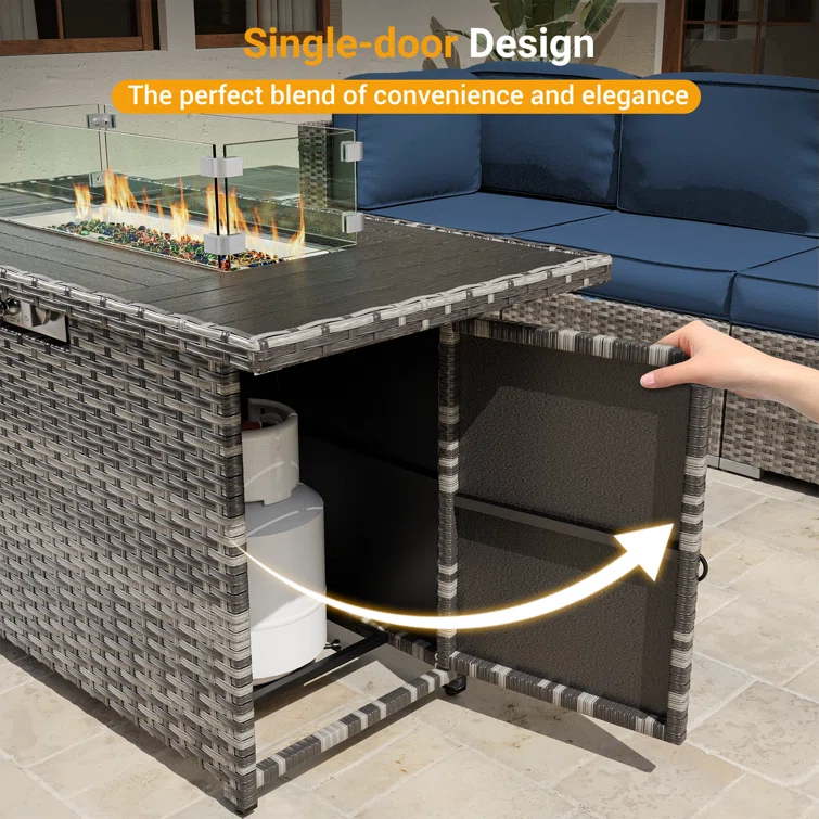 Sinthia 6 - Person Outdoor Seating Group with Cushions