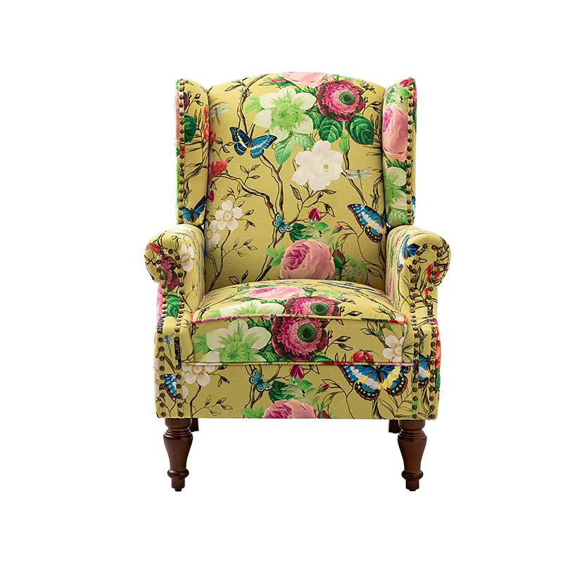 Felix Armchair with Spindle Legs