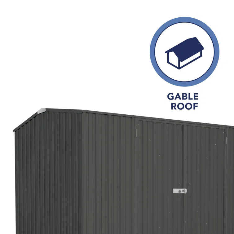 Premier 10 ft. W x 7 ft. D Metal Storage Shed