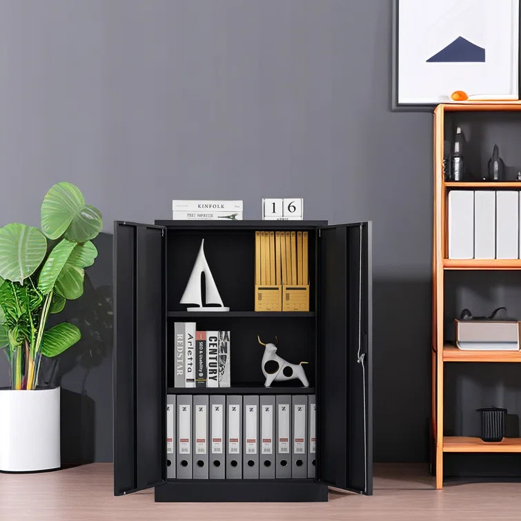Palamino Metal Single Storage Cabinet ( 41.97'' H x 25.6'' W x 13.78'' D)