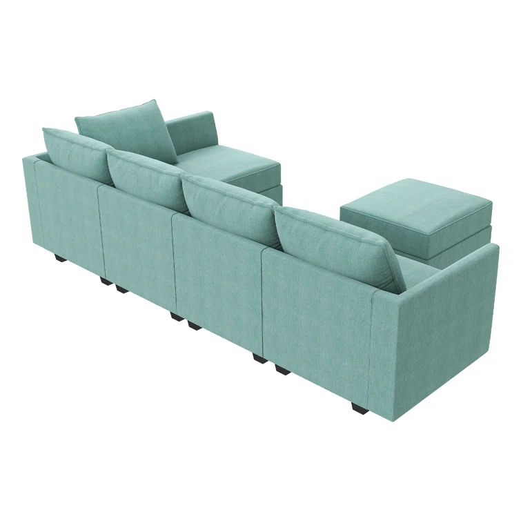 7 - Piece Upholstered Sectional