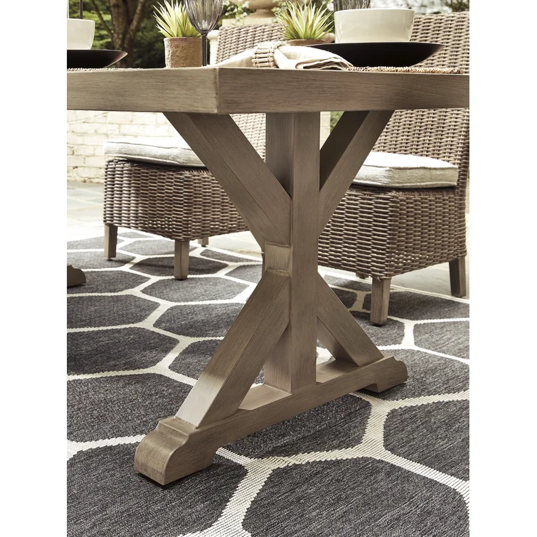 Danny 8 - Person Rectangular Outdoor Dining Set with Cushions