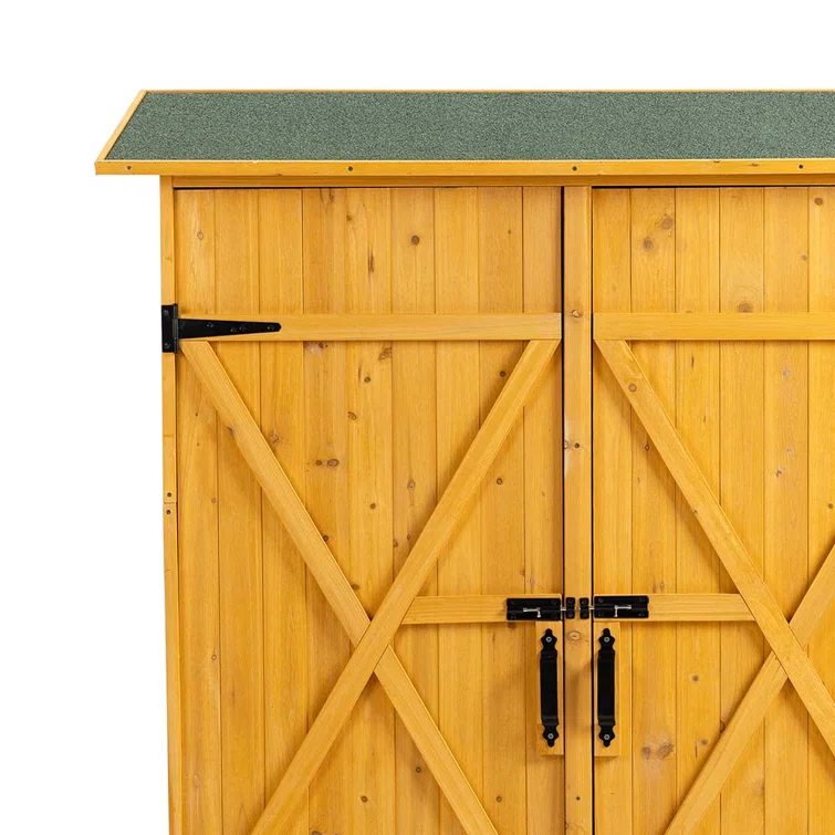 5 Ft. W X 2 Ft. D Solid Wood Lean-To Tool Shed
