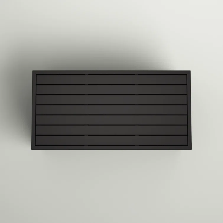 Latitude Run® Larrissa 48'' W 25 Gallons Water Resistant Wicker Deck Box in Espresso