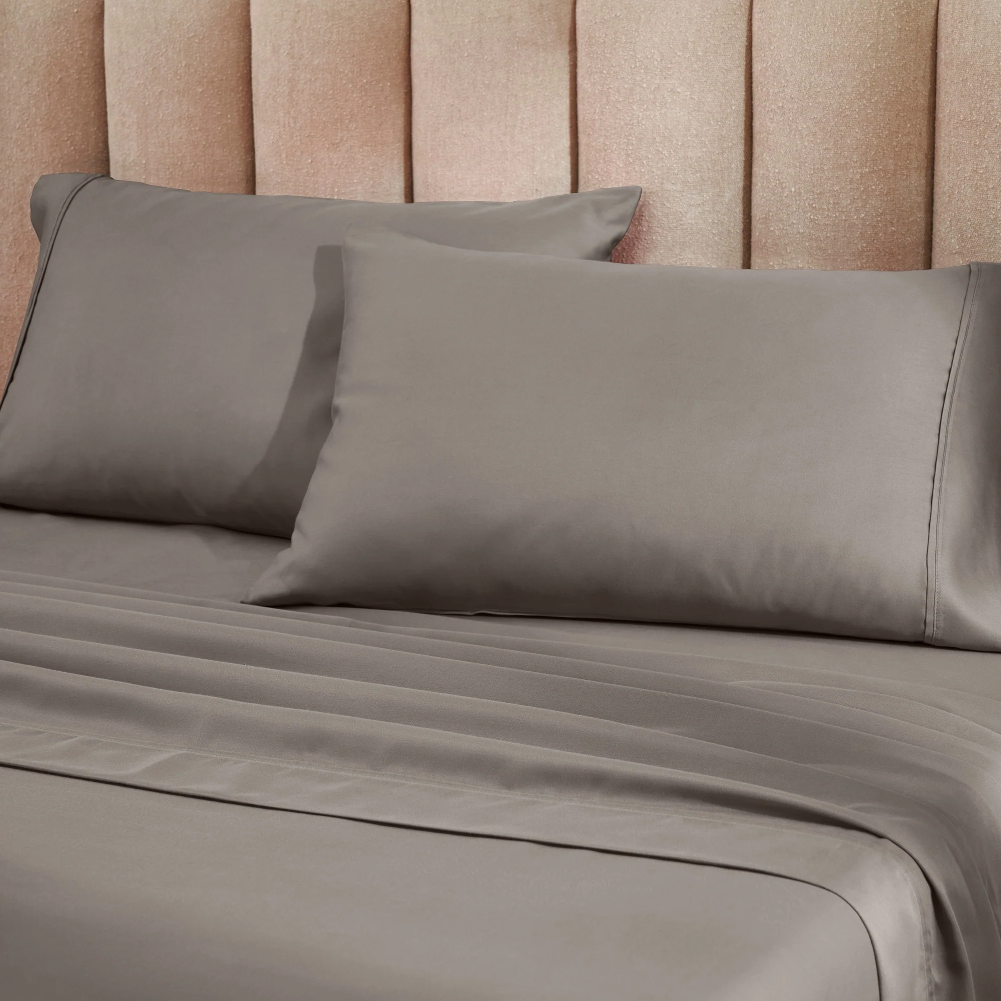Superior Cotton Blend 1200 Thread Count Solid Deep Pocket Bed Sheet Set
