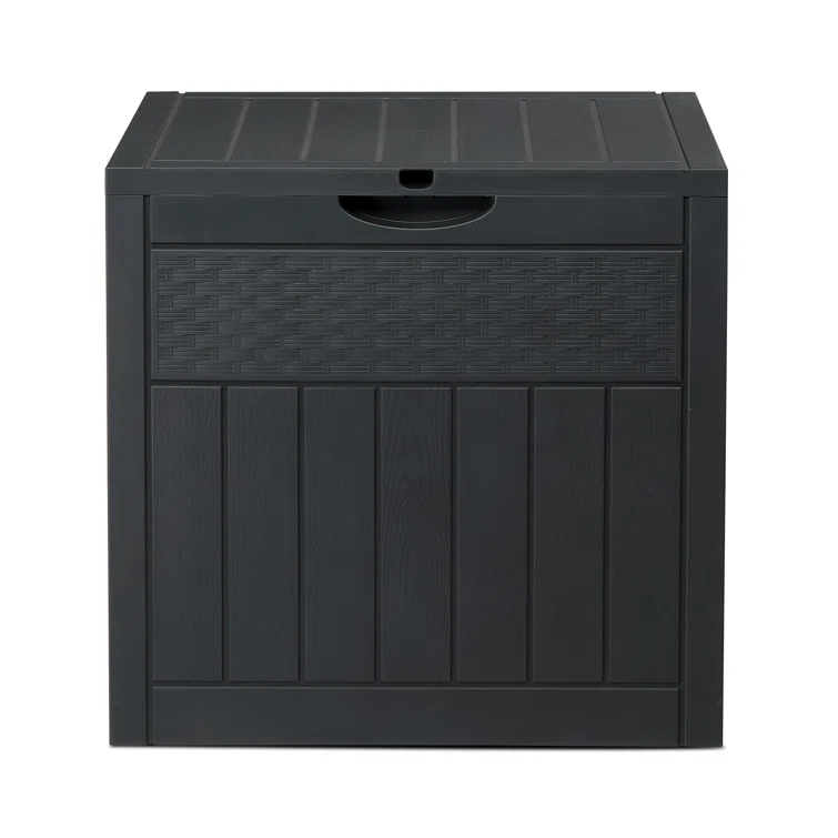 Winado 33 Gallons Water Resistant PVC Deck Box in Gray